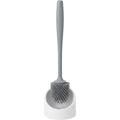 Gndyj Silicone Toilet Brush Oval Drip Base Stone 16.5 in