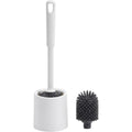 Gndyj Silicone Toilet Brush Set Spare Head White