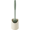 Gndyj Slim Corner Silicone Toilet Brush Sage 17 in